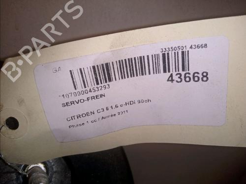 Used Servo brake CITROËN C3 II (SC_) 1.6 HDi (92 hp) 14950839