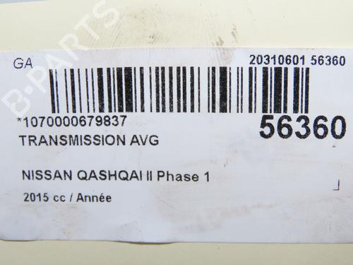 Left front driveshaft NISSAN QASHQAI II (J11, J11_) 1.6 dCi | BP32129625M38 