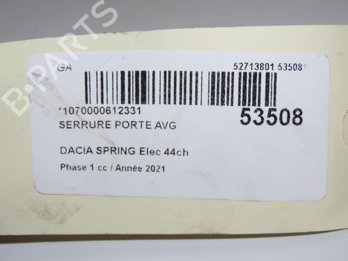 Front left lock DACIA SPRING EV (B6M1) | BP28968848C98 - Image 5