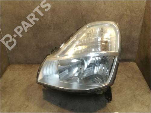 Used Left headlight Left headlight RENAULT MODUS / GRAND MODUS (F/JP0_) 1.2 (JP0C, JP0K, FP0C, FP0K, FP0P, JP0P, JP0T) (75 hp) 9606700 9606700