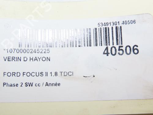 Gasdæmper bagklap FORD FOCUS II Turnier (DA_, FFS, DS) 1.8 TDCi (115 hp) 28832259