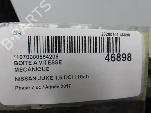 Gearbox NISSAN JUKE (F15) 1.5 dCi | BP20340057M3 