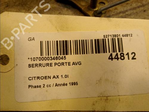 Used Front left lock CITROËN AX (ZA-_) 10 (50 hp) 23176501