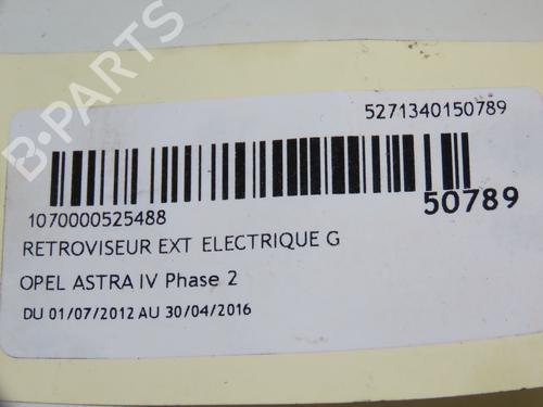 Left mirror OPEL ASTRA J (P10) 1.7 CDTI (68) | BP18129696C26 