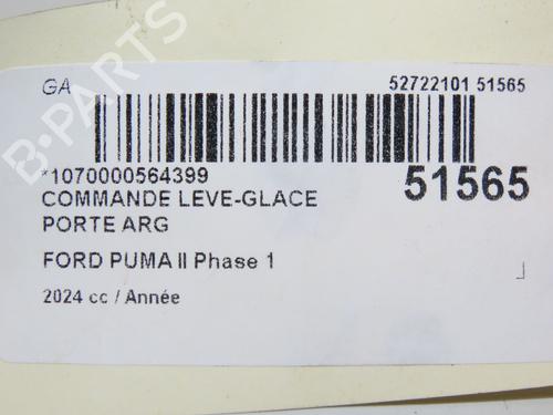 Used Left rear window switch FORD PUMA (J2K, CF7) 1.0 Flexifuel (125 hp) 28969107