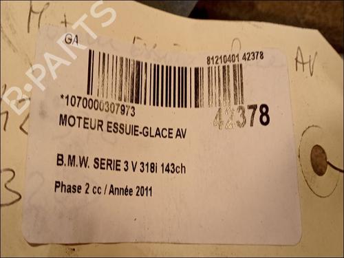 Front wiper motor BMW 3 (E90) 318 d | BP9617254M29 