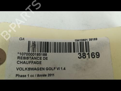 Used Heater resistor VW GOLF VI (5K1) 1.4 (80 hp) 11677201