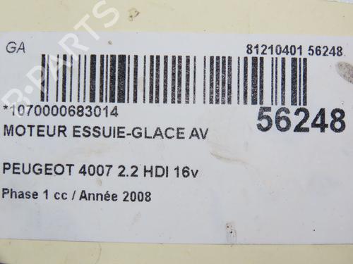 Viskermotor vindrute PEUGEOT 4007 (VU_, VV_) 2.2 HDi (156 hp) 30522370