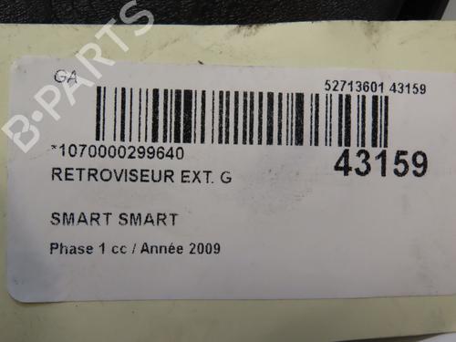 Left mirror SMART FORTWO Coupe (451) 0.8 CDi (451.300) | BP29379931C26 