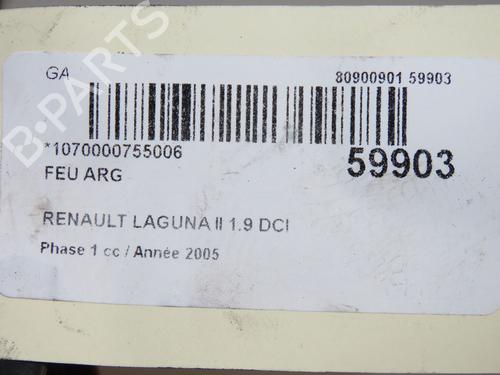 Used Left taillight Left taillight RENAULT LAGUNA II (BG0/1_) 1.9 dCi (BG08, BG0G) (120 hp) 39894015 39894015