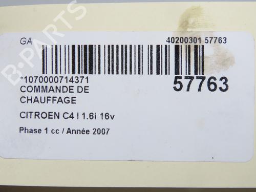 Climate control CITROËN C4 I (LC_) 1.6 16V | BP33008064I5  - Image 5