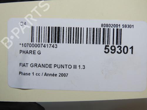 Left headlight FIAT GRANDE PUNTO (199_) 1.3 D Multijet | BP36396277C28 - Image 5