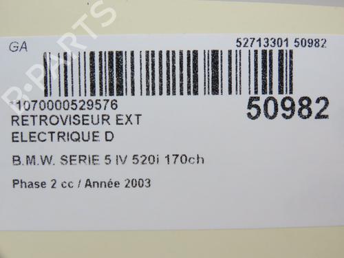 right-mirror-bmw-5-e39-520-i-51168266608-1995-1996-1997-1998-1999-2000-2001-2002-2003-20327686 main image