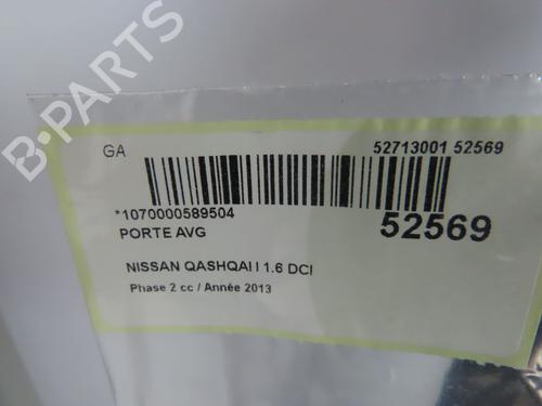 Used Left front door Left front door NISSAN QASHQAI I (J10, NJ10) 1.6 dCi (130 hp) 33744818 33744818