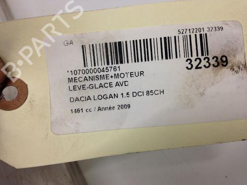 Used Front right window mechanism DACIA LOGAN MCV (KS_) 1.5 dCi (KS0W) (86 hp) 23175663