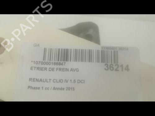 Used Left front brake caliper RENAULT CLIO IV Grandtour (KH_) 1.5 dCi 90 (KHN3, KHN4) (90 hp) 14878148