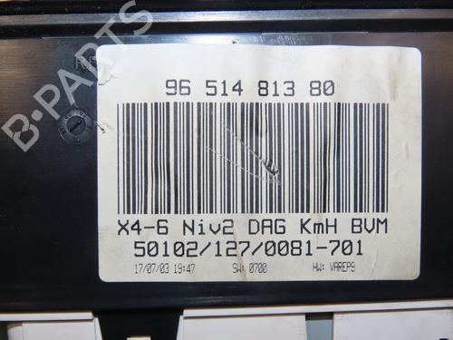 Instrument cluster CITROËN C5 I (DC_) 2.0 HDi (DCRHZB, DCRHZE) | BP29345224C47 