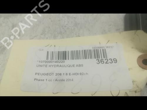 Used ABS pump PEUGEOT 208 I (CA_, CC_) 1.6 HDi (92 hp) 9600922