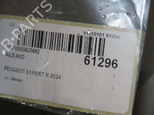 Used Right front fenders Right front fenders PEUGEOT EXPERT Van (V_) 2.0 BlueHDi 145 (144 hp) 40205511 40205511