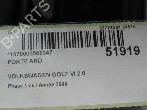 right-rear-door-vw-golf-vi-5k1-2008-2009-2010-2011-2012-2013-2014-28802090 main image