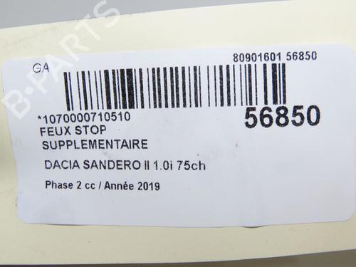 Third brake light DACIA SANDERO II 1.0 SCe 75 (B8JC, B8JD, B8NC) | BP32377448L11 - Image 4
