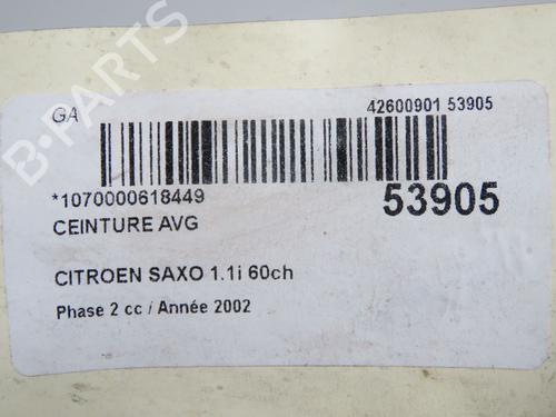 Used Front left belt tensioner Front left belt tensioner CITROËN SAXO (S0, S1) 1.1 X, SX (60 hp) 36283647 36283647