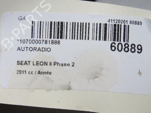 Used Radio Radio SEAT LEON (1P1) 1.6 TDI (105 hp) 40437883 40437883