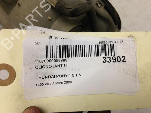 Used Right front indicator HYUNDAI ACCENT I (X-3) 1.5 i 12V (88 hp) 23177546