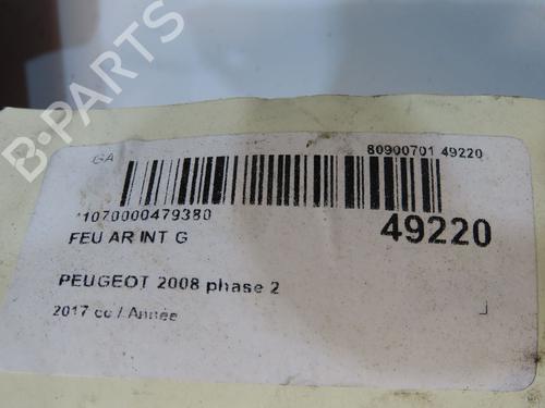 Used Left tailgate light Left tailgate light PEUGEOT 2008 I (CU_) 1.2 THP 110 / PureTech 110 (110 hp) 16781482 16781482