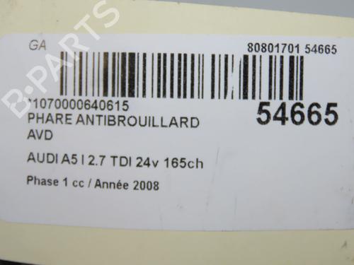 Right front fog light AUDI A5 (8T3) 2.7 TDI | BP31634213C31 