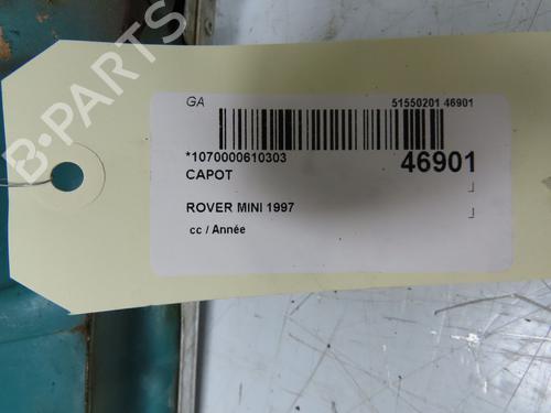 Motorhjelm ROVER MINI Hatchback 1300 (63 hp) 28968365