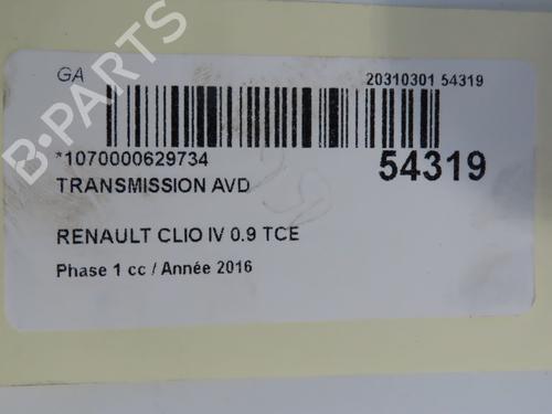 Right front driveshaft RENAULT CLIO IV (BH_) 0.9 TCe 90 (BHNF, BHMA, BHMH, BHJK, BHJR) | BP29379893M39 