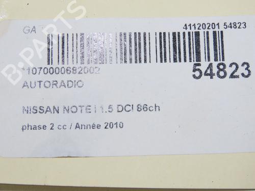 Used Radio NISSAN NOTE (E11, NE11) 1.5 dCi (86 hp) 31242515