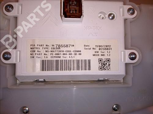Instrument cluster PEUGEOT 208 I (CA_, CC_) 1.2 VTI 82 | BP11101307C47 
