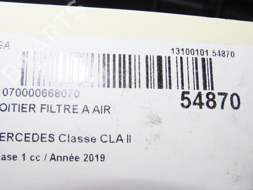 Air filter box MERCEDES-BENZ CLA (C118) AMG CLA 35 4-matic (118.351) | BP29345172M87 