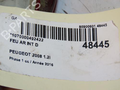 Used Right tailgate light Right tailgate light PEUGEOT 2008 I (CU_) 1.2 THP 110 / PureTech 110 (110 hp) 16781477 16781477