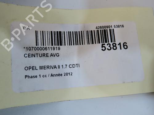 Front left seatbelt OPEL MERIVA B MPV (S10) 1.7 CDTI (75) | BP36310496I26 - Image 3