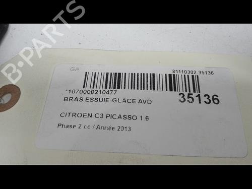 Front windshield wiper arm CITROËN C3 Picasso (SH_) 1.6 HDI 90 | BP14881113C143 