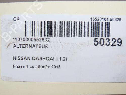 Alternator NISSAN QASHQAI II SUV (J11, J11_) 1.2 DIG-T | BP19326476M7 