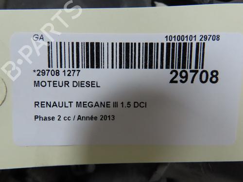 Motor RENAULT MEGANE III Hatchback (BZ0/1_, B3_) 1.5 dCi (BZ0C) (90 hp) 23171270