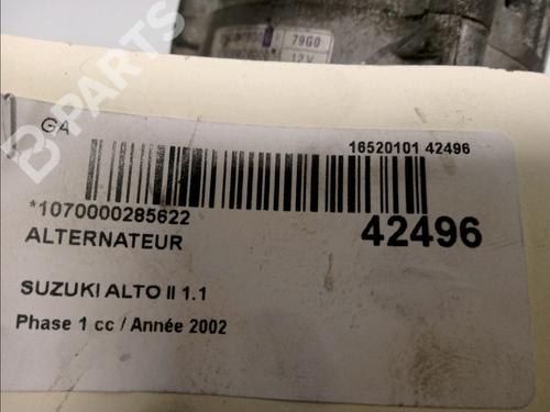 Alternator SUZUKI ALTO VI (FF) 1.1 (RF410) | BP10096752M7 