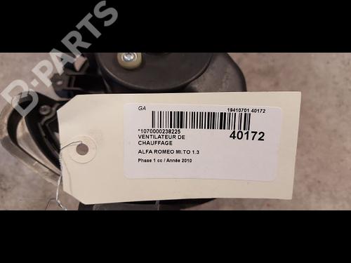 Heater blower motor ALFA ROMEO MITO (955_) 1.3 MultiJet (955AXP1A, 955AYC1A) | BP9608453M62 