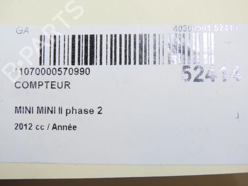 Instrument cluster MINI MINI (R56) One | BP28830470C47 