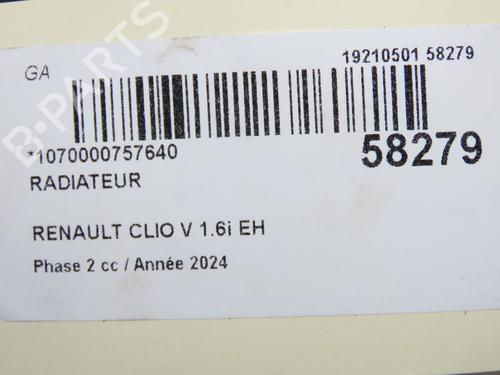 Water radiator RENAULT CLIO V (B7_) 1.6 E-TECH 140 (B7MU) | BP36510834M31 - Image 5