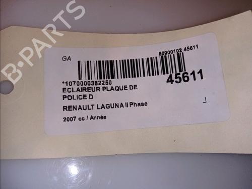 Licence plate light RENAULT LAGUNA II Grandtour (KG0/1_) 2.0 dCi (KG1T) | BP14880676I40 