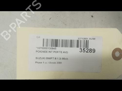 Used Front right interior door handle SUZUKI SWIFT III (MZ, EZ) 1.3 (RS413, ZC11S) (92 hp) 9599112