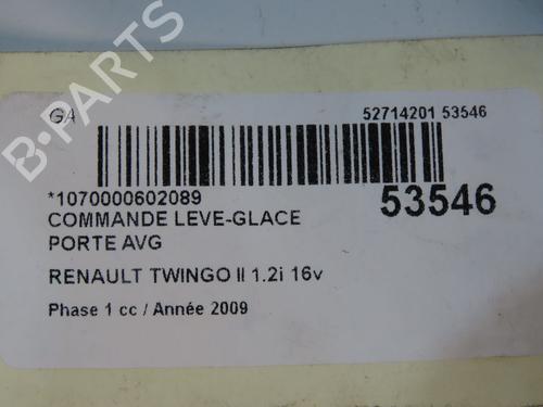 Left front window switch RENAULT TWINGO II (CN0_) 1.2 16V (CN0K, CN0V, CN0A) | BP29901911I27