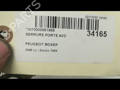 Used Front right lock Front right lock PEUGEOT BOXER Bus (230P) 2.5 D (86 hp) 9595080 9595080