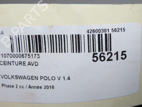 Front right belt tensioner VW POLO V (6R1, 6C1) 1.4 TDI | BP32354739C88 