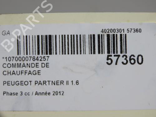 Climate control PEUGEOT PARTNER Tepee 1.6 VTi | BP36310455I5 - Image 5